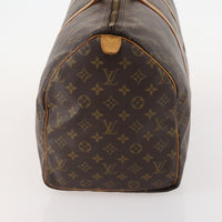 Louis Vuitton Keepall Bag Monogram Canvas Brown Canvas Travel Bag Bag (Pre-Loved)