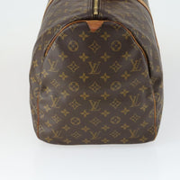 Louis Vuitton Keepall Bag Monogram Canvas Brown Canvas Travel Bag Bag (Pre-Loved)