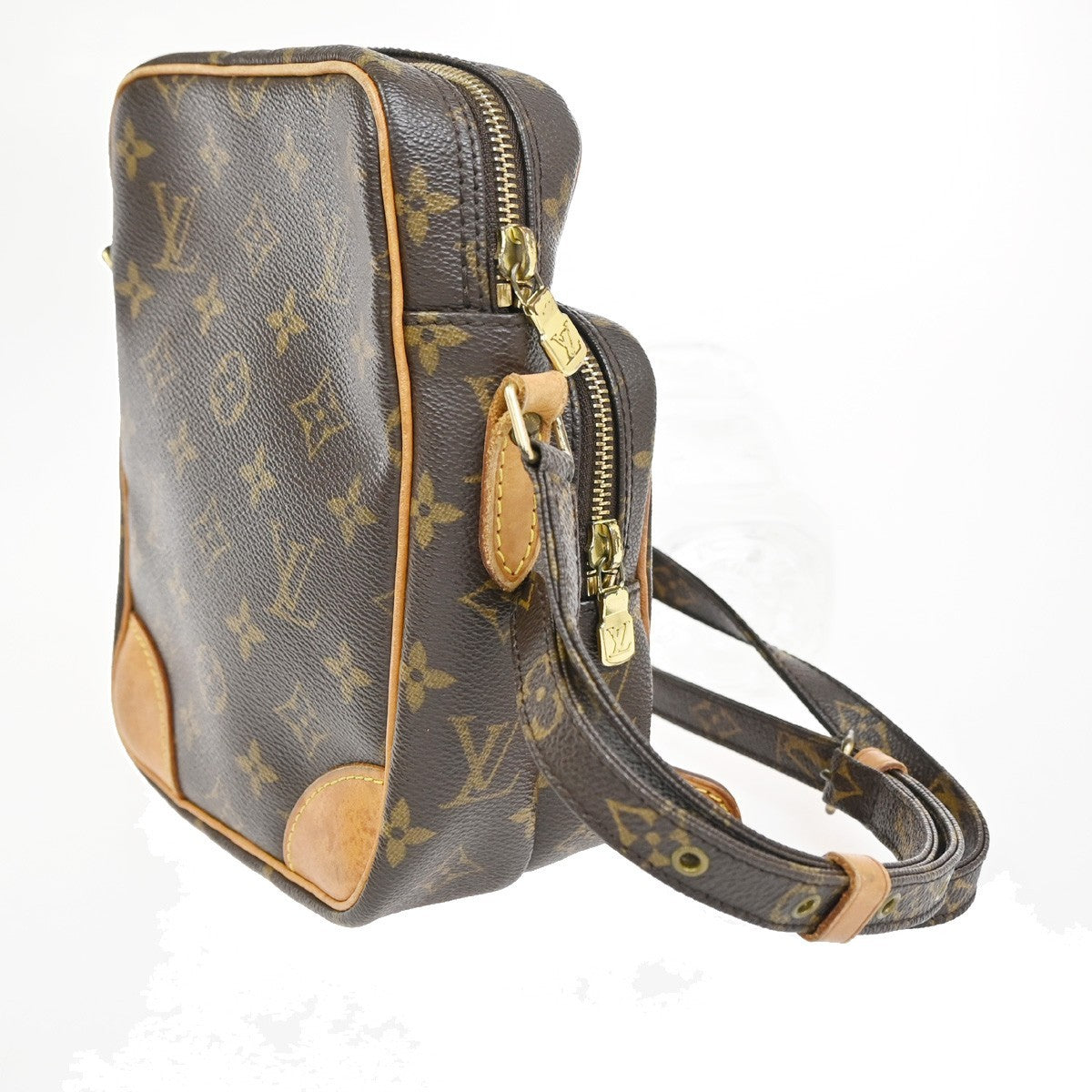 Louis Vuitton Amazone Bag Monogram Canvas Brown Canvas Shoulder Bag Bag (Pre-Loved)