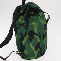 Prada Camouflage Backpack Tessuto Green Nylon Backpack Bag (Authentic Pre-Loved)