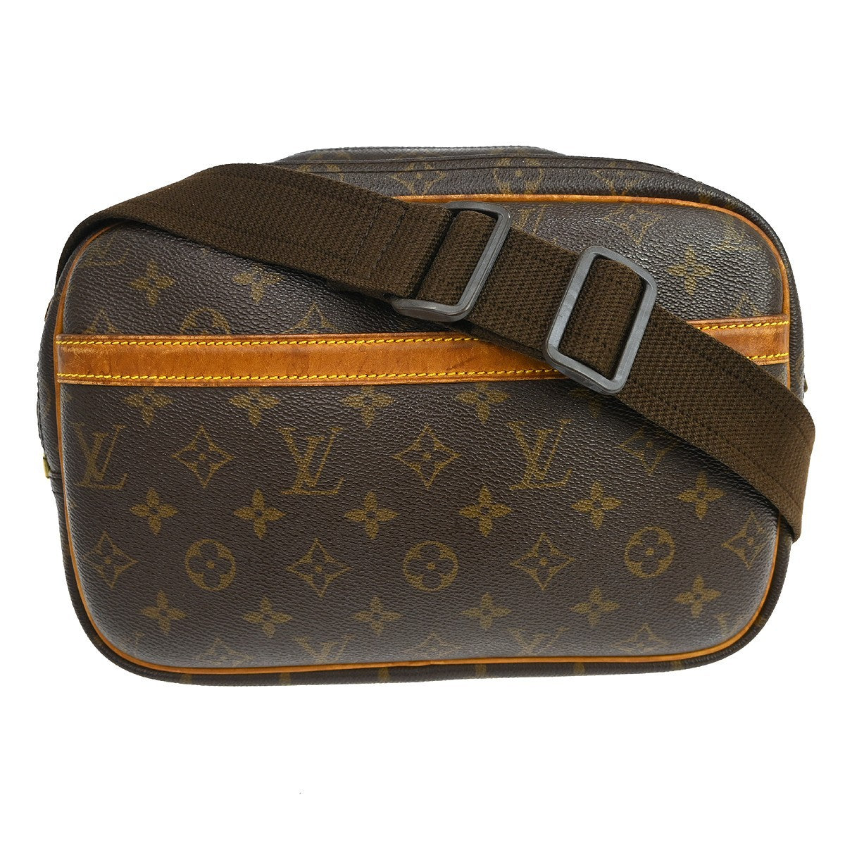 Louis Vuitton Reporter Bag Monogram Canvas Brown Canvas Shoulder Bag Bag (Authentic Pre-Loved)