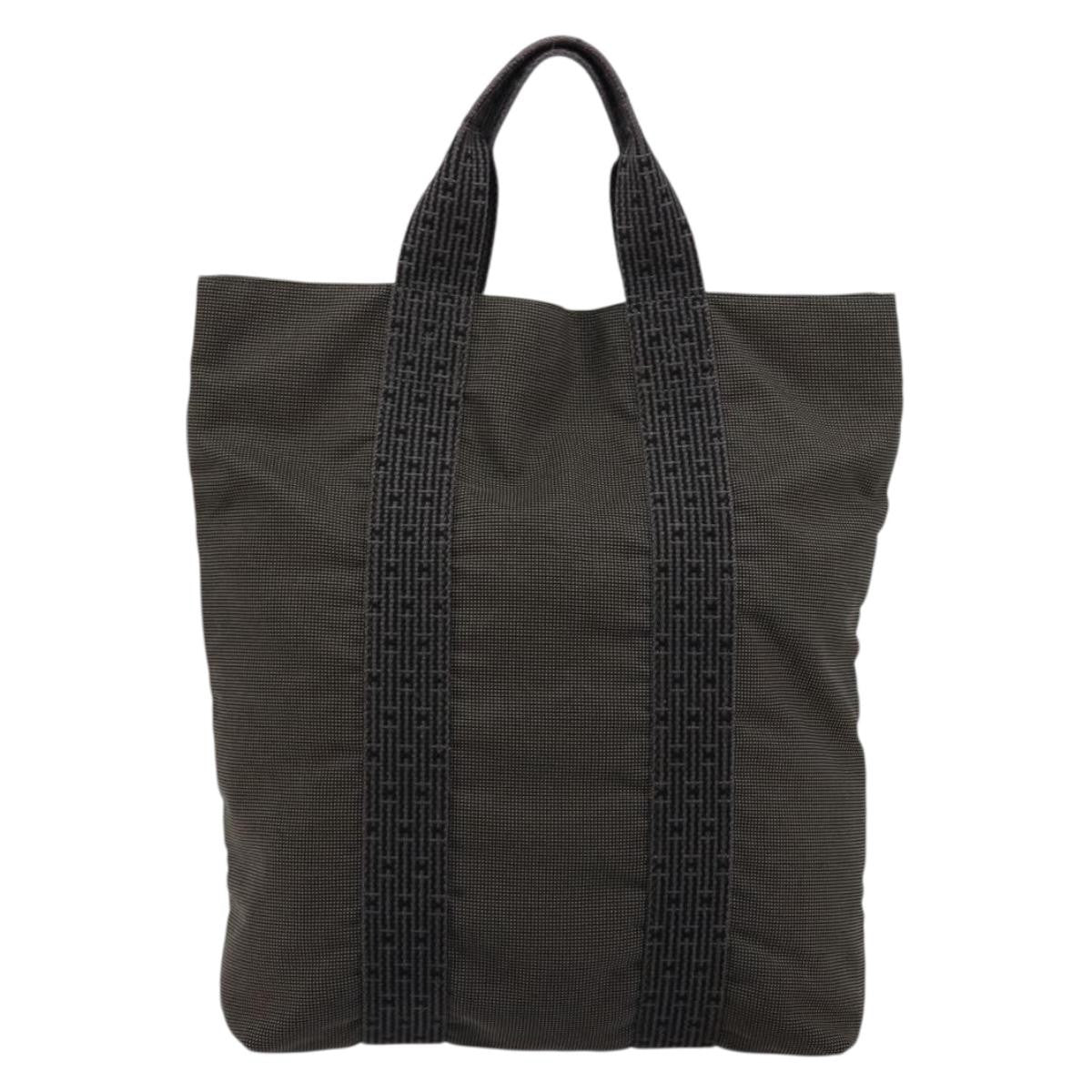 Hermes Fourre-Tout Herline Fourre-Tout Herline Gray Canvas Tote Bag Bag (Pre-Loved)