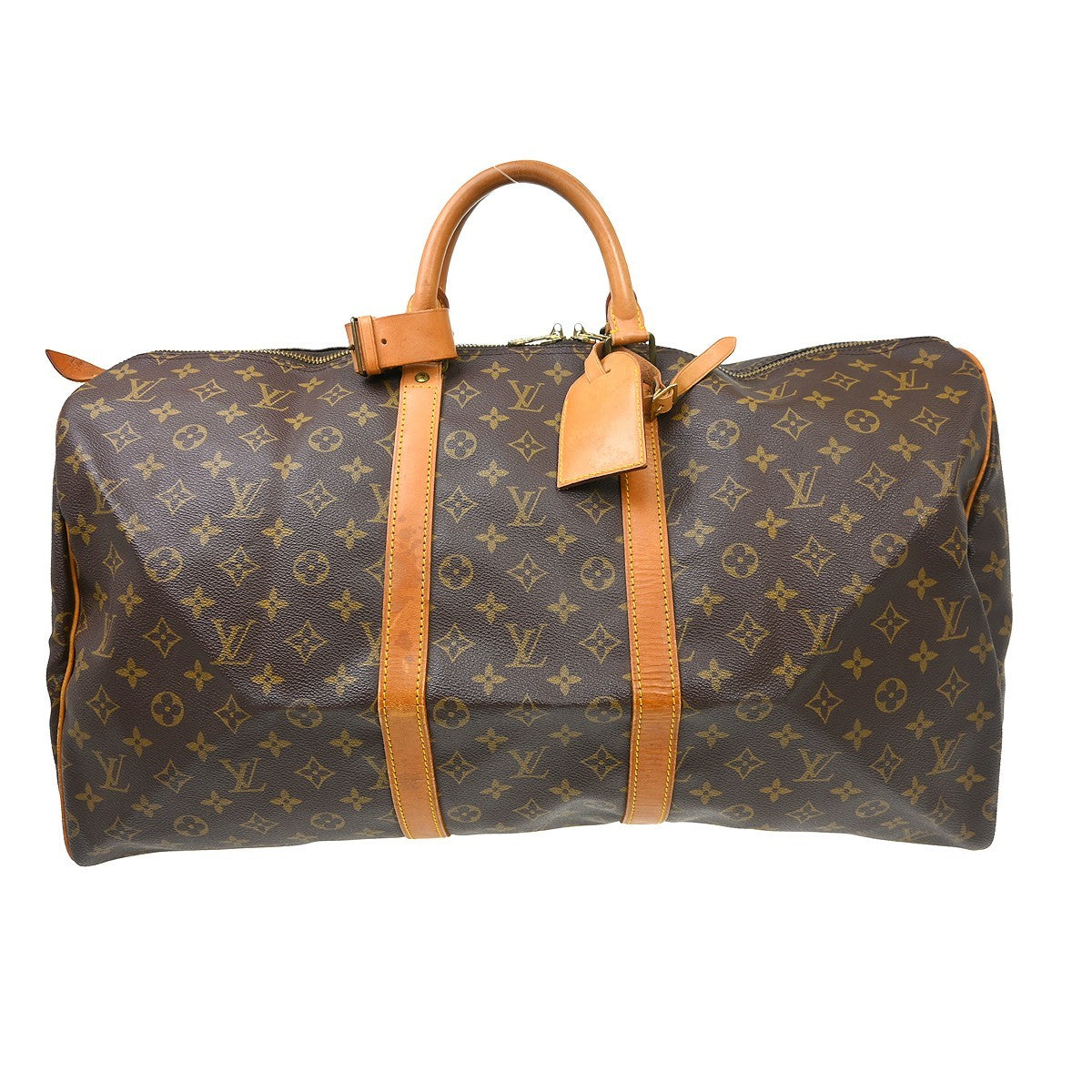 Louis Vuitton Louis Vuitton Keepall Bag Monogram Canvas Brown Canvas Travel Bag Bag (Pre-Loved)