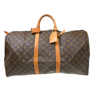Louis Vuitton Louis Vuitton Keepall Bag Monogram Canvas Brown Canvas Travel Bag Bag (Pre-Loved)