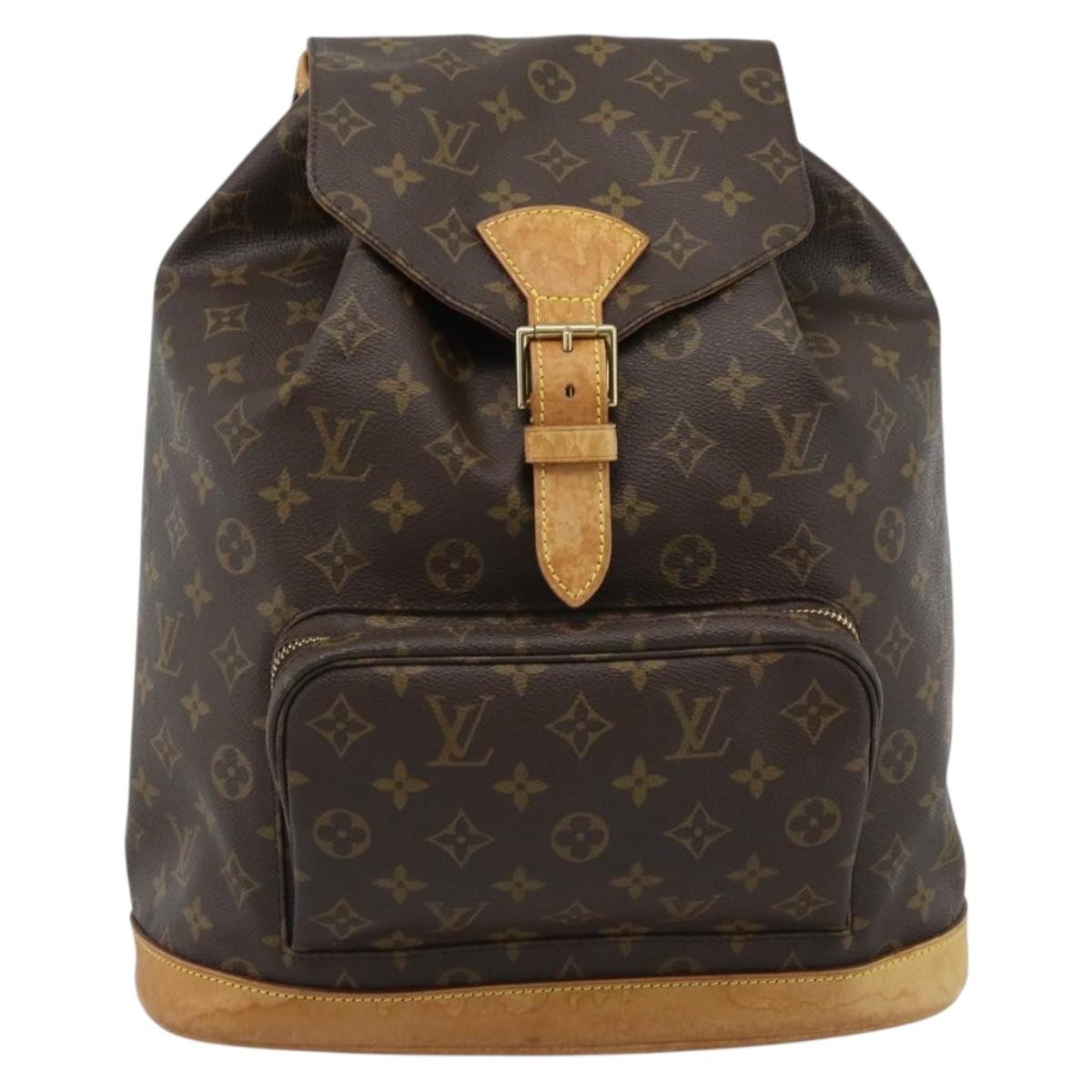 Louis Vuitton Louis Vuitton Vintage Montsouris Backpack Monogram Canvas Brown Canvas Backpack Bag (Authentic Pre-Loved)