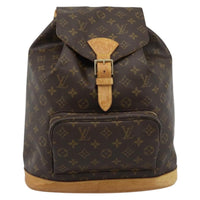 Louis Vuitton Louis Vuitton Vintage Montsouris Backpack Monogram Canvas Brown Canvas Backpack Bag (Authentic Pre-Loved)