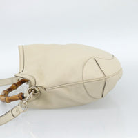 Gucci Gucci Vintage Convertible Bamboo Top Handle Bag Leather Multicolour Leather Handbag (Pre-Loved)