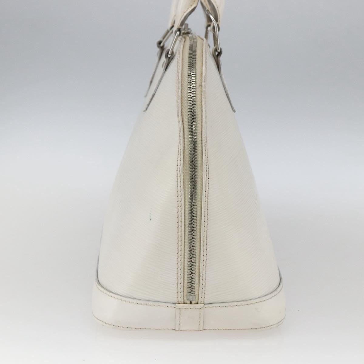 Louis Vuitton Alma Handbag Epi Leather White Leather Handbag (Authentic Pre-Loved)
