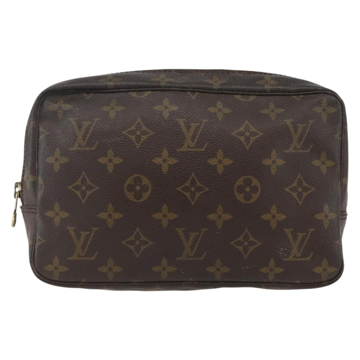 Louis Vuitton Trousse Toilette Monogram Canvas Brown Canvas Clutche & Pouche Bag (Authentic Pre-Loved)