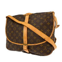 Louis Vuitton Louis Vuitton Saumur Handbag Monogram Canvas Brown Canvas Shoulder Bag Bag (Authentic Pre-Loved)