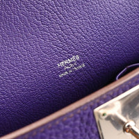Hermes Jypsiere Bag Clemence Blue Leather Shoulder Bag Bag (Authentic Pre-Loved)