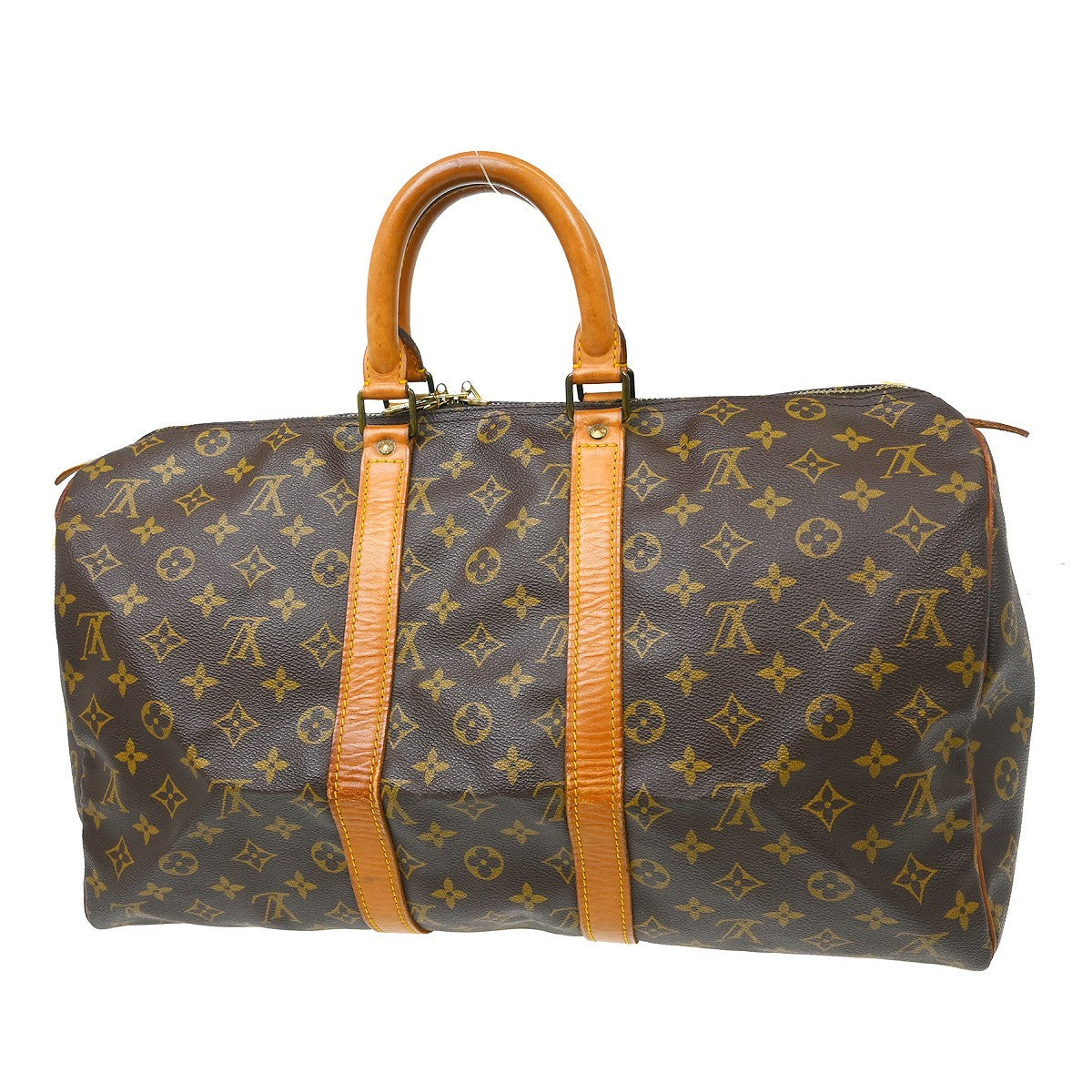 Louis Vuitton Louis Vuitton Keepall Bag Monogram Canvas Brown Canvas Travel Bag Bag (Pre-Loved)