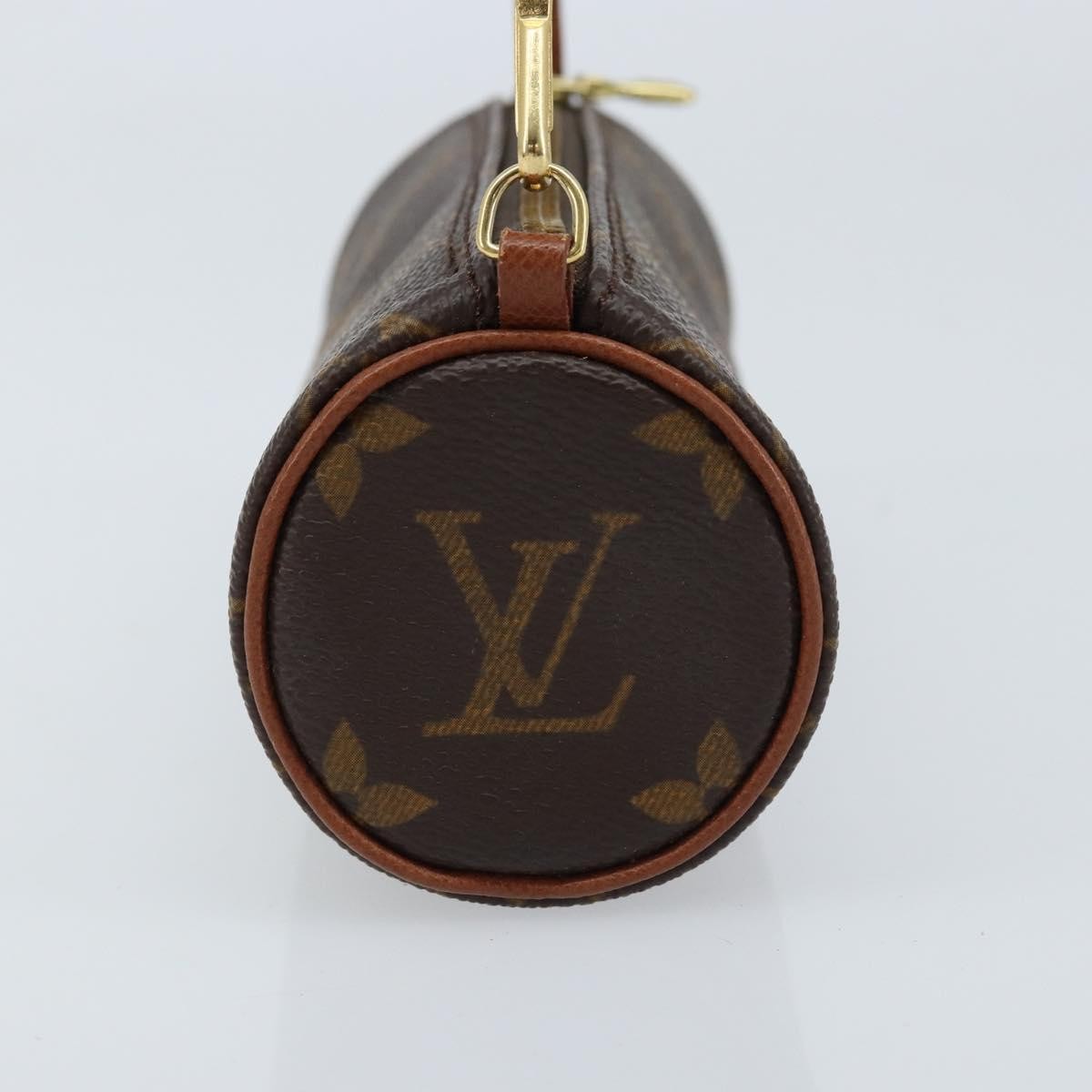 Louis Vuitton Papillon Pochette Monogram Canvas Brown Canvas Clutche & Pouche Bag (Authentic Pre-Loved)