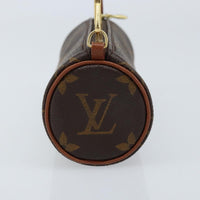 Louis Vuitton Papillon Pochette Monogram Canvas Brown Canvas Clutche & Pouche Bag (Authentic Pre-Loved)