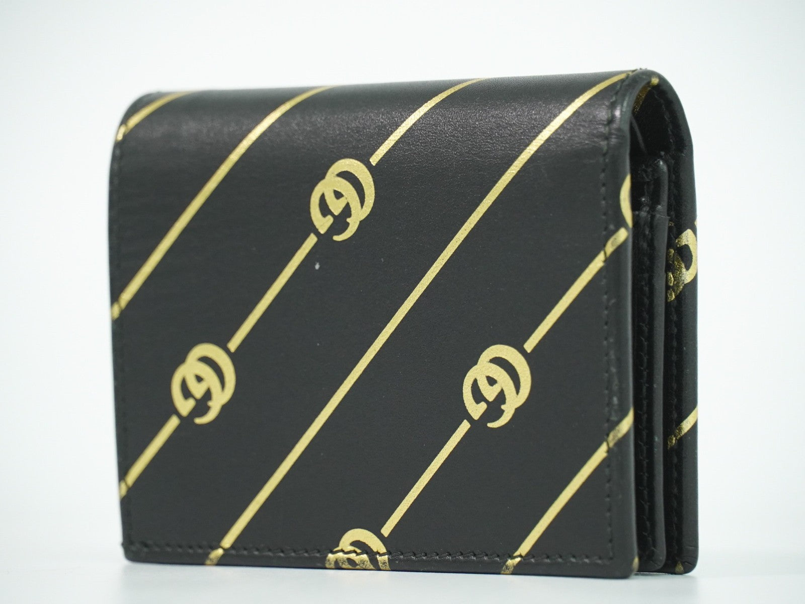 Gucci Gg Marmont Wallet Leather Black Leather Wallets Accessory (Authentic Pre-Loved)