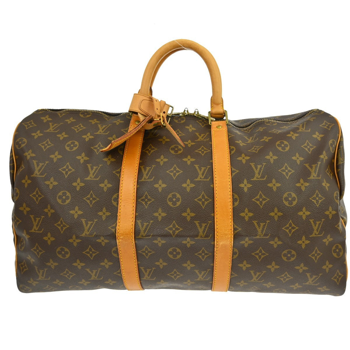 Louis Vuitton Louis Vuitton Keepall Bag Monogram Canvas Brown Canvas Travel Bag Bag (Authentic Pre-Loved)