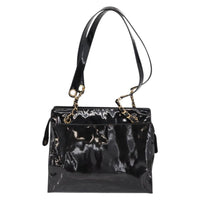 Chanel Vintage Timeless Chain Shoulder Bag Patent Black Patent_Leather Shoulder Bag Bag (Pre-Loved)
