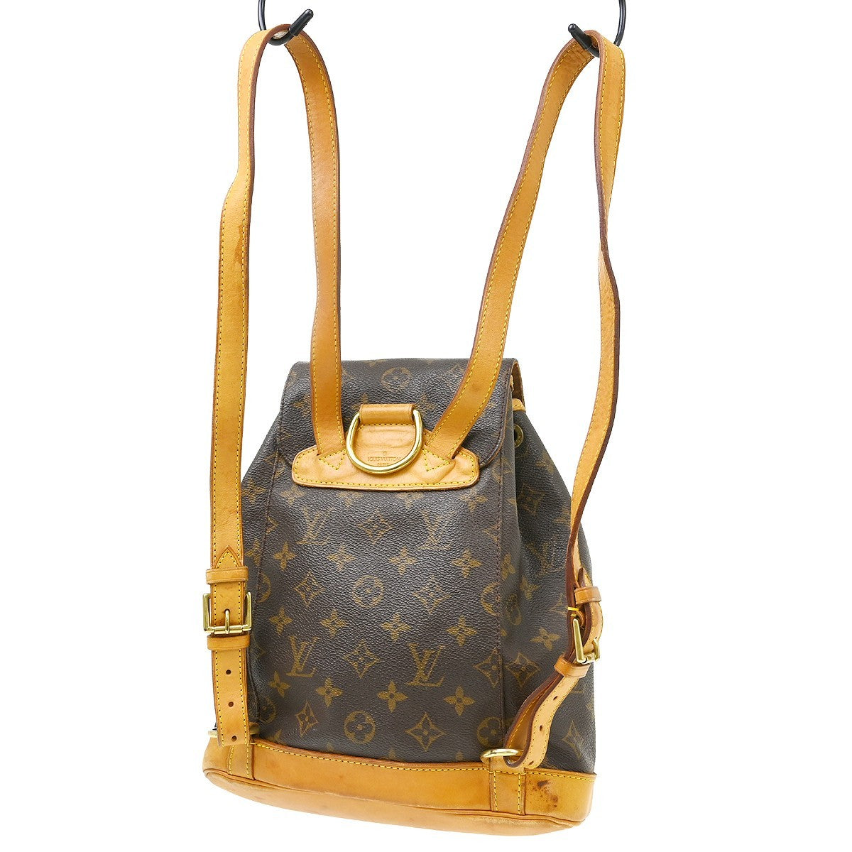 Louis Vuitton Vintage Montsouris Backpack Monogram Canvas Brown Canvas Backpack Bag (Authentic Pre-Loved)