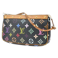 Louis Vuitton Pochette Accessoires Monogram Multicolor Multicolour Leather Clutche & Pouche Bag (Authentic Pre-Loved)