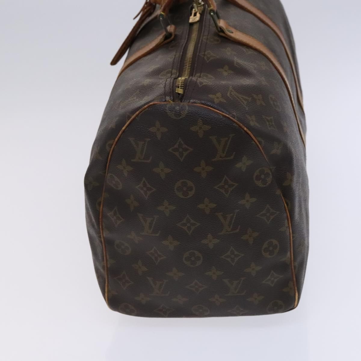 Louis Vuitton Keepall Bag Monogram Canvas Brown Canvas Travel Bag Bag (Pre-Loved)