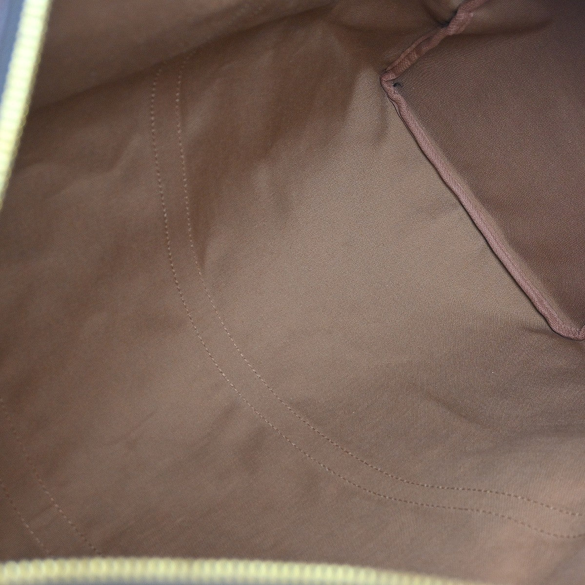 Louis Vuitton Keepall Bag Monogram Canvas Brown Canvas Travel Bag Bag (Authentic Pre-Loved)