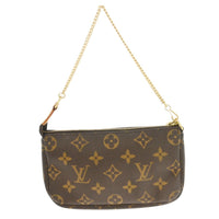 Louis Vuitton Louis Vuitton Mini Pochette Accessoires Canvas Brown Canvas Clutche & Pouche Bag (Pre-Loved)