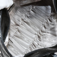 Salvatore Ferragamo Vintage Tote Bag Patent Leather Black Patent_Leather Tote Bag Bag (Pre-Loved)