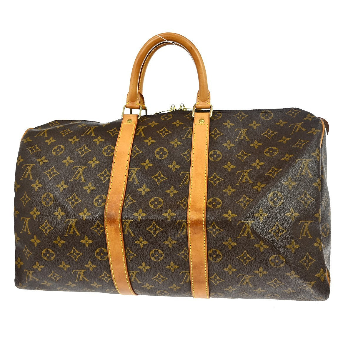 Louis Vuitton Louis Vuitton Keepall Bag Monogram Canvas Brown Canvas Travel Bag Bag (Authentic Pre-Loved)