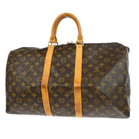 Louis Vuitton Louis Vuitton Keepall Bag Monogram Canvas Brown Canvas Travel Bag Bag (Authentic Pre-Loved)