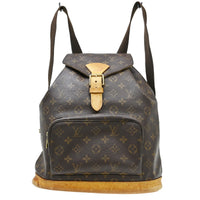 Louis Vuitton Louis Vuitton Vintage Montsouris Backpack Monogram Canvas Brown Canvas Backpack Bag (Pre-Loved)