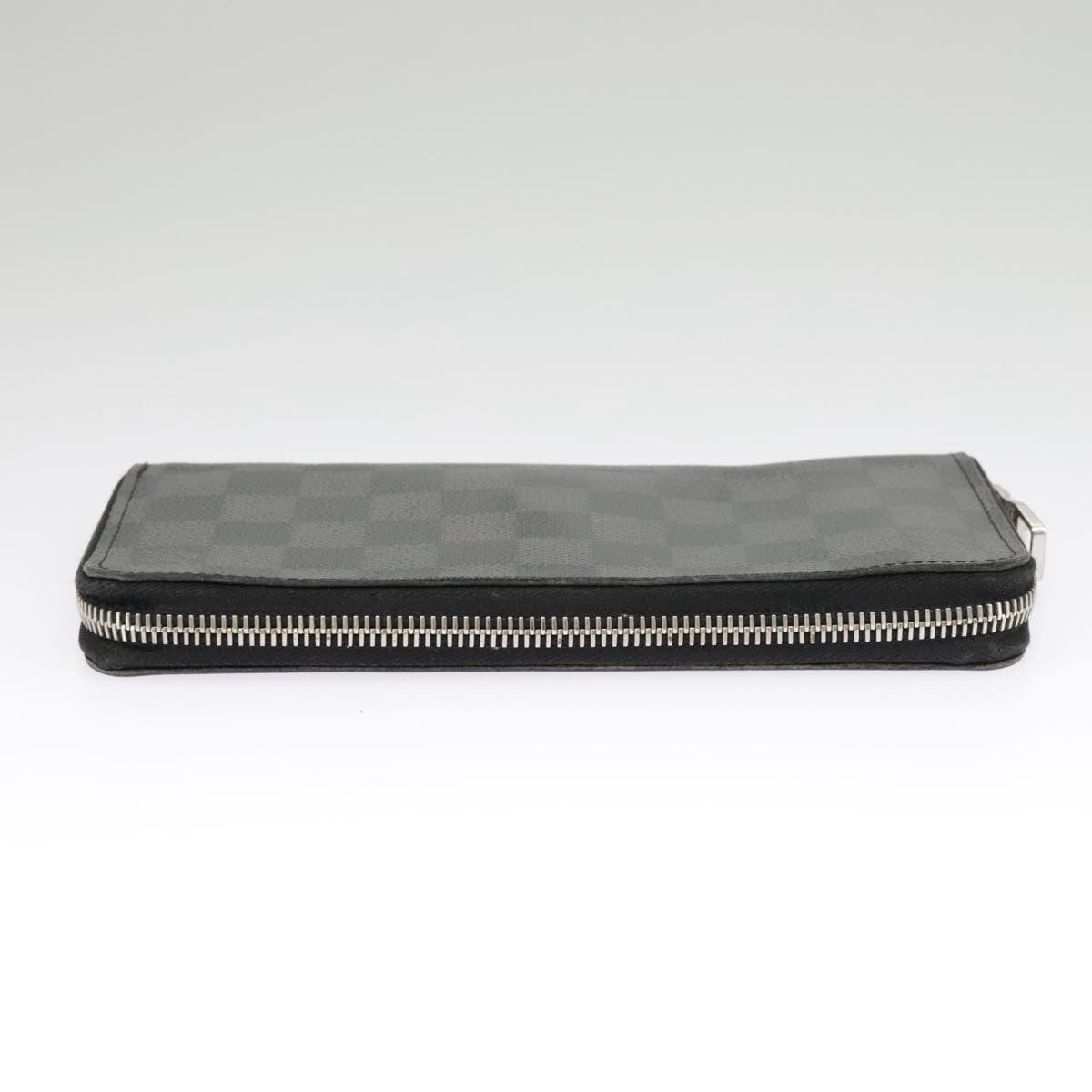 Louis Vuitton Zippy Wallet Vertical Damier Graphite Gray Canvas Wallets Accessory (Authentic Pre-Loved)