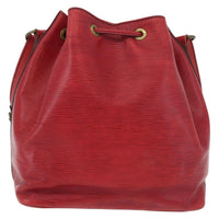 Louis Vuitton Petit Noe Handbag Epi Leather Red Leather Shoulder Bag Bag (Pre-Loved)
