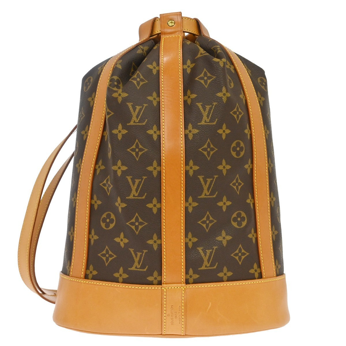 Louis Vuitton Randonnee Backpack Monogram Canvas Brown Canvas Backpack Bag (Pre-Loved)