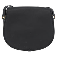 Gucci Vintage Shoulder Bag Leather Black Leather Shoulder Bag Bag (Authentic Pre-Loved)