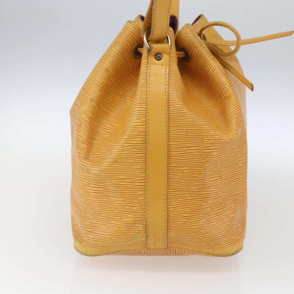 Louis Vuitton Petit Noe Handbag Epi Leather Yellow Leather Shoulder Bag Bag (Pre-Loved)