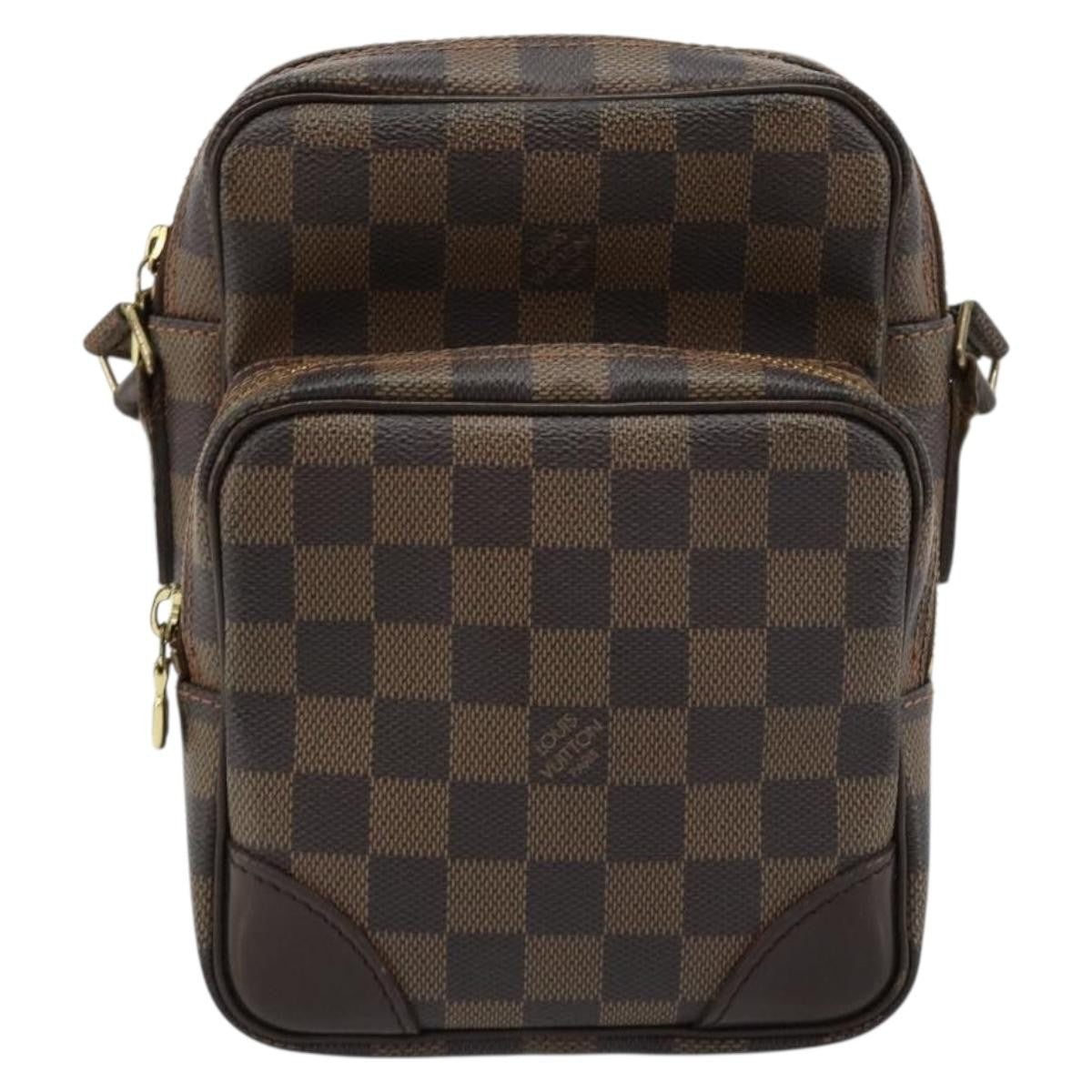 Louis Vuitton Amazone Bag Damier Brown Canvas Shoulder Bag Bag (Authentic Pre-Loved)