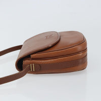 Burberry Vintage Shoulder Bag Leather Brown Leather Shoulder Bag Bag (Pre-Loved)