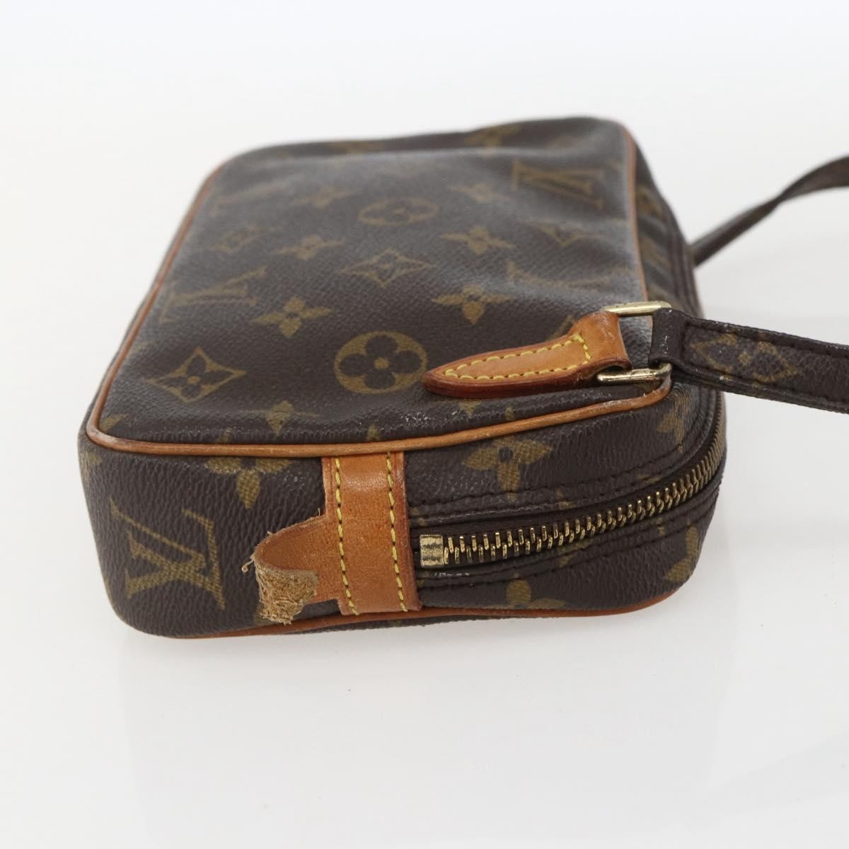 Louis Vuitton Pochette Marly Bandouliere Bag Monogram Canvas Brown Canvas Clutche & Pouche Bag (Authentic Pre-Loved)