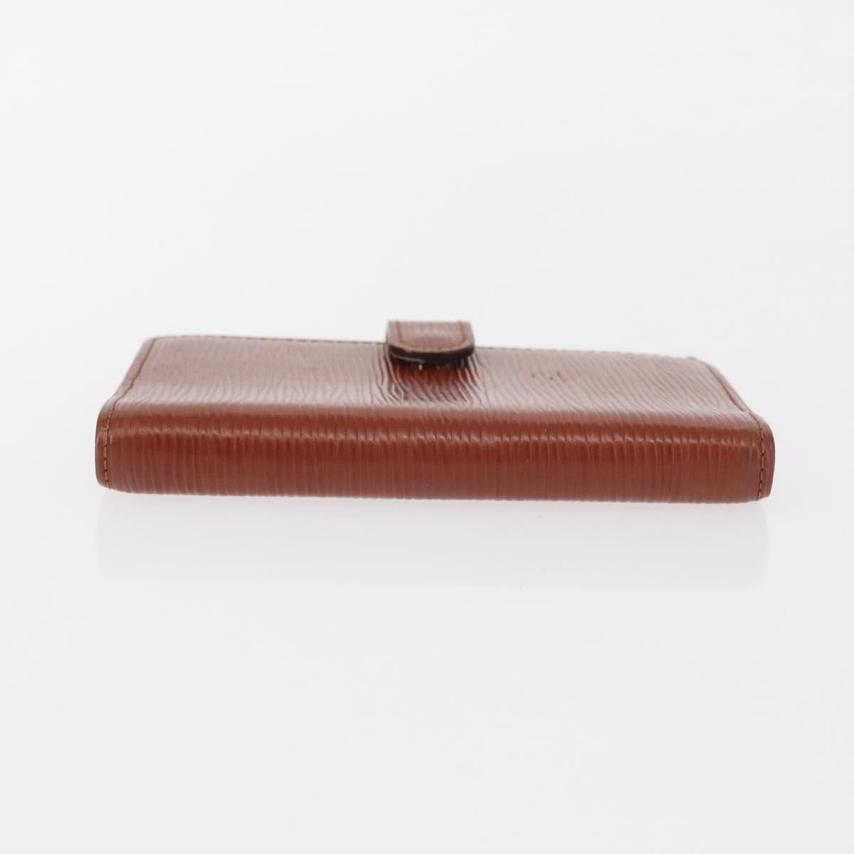 Louis Vuitton Agenda Cover Epi Leather Brown Leather Wallets Accessory (Authentic Pre-Loved)
