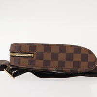 Louis Vuitton Geronimos Waist Bag Damier Brown Canvas Shoulder Bag Bag (Pre-Loved)