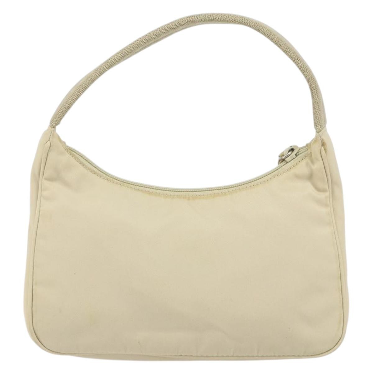 Prada Re-Edition 2000 Hobo Tessuto Silver Nylon Handbag (Pre-Loved)