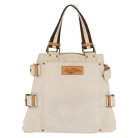 Louis Vuitton Globe Shopper Tote Canvas Beige Canvas Tote Bag Bag (Authentic Pre-Loved)