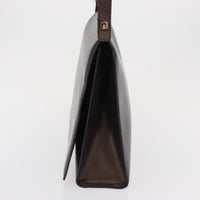 Gucci Vintage Shoulder Bag Leather Brown Leather Shoulder Bag Bag (Pre-Loved)