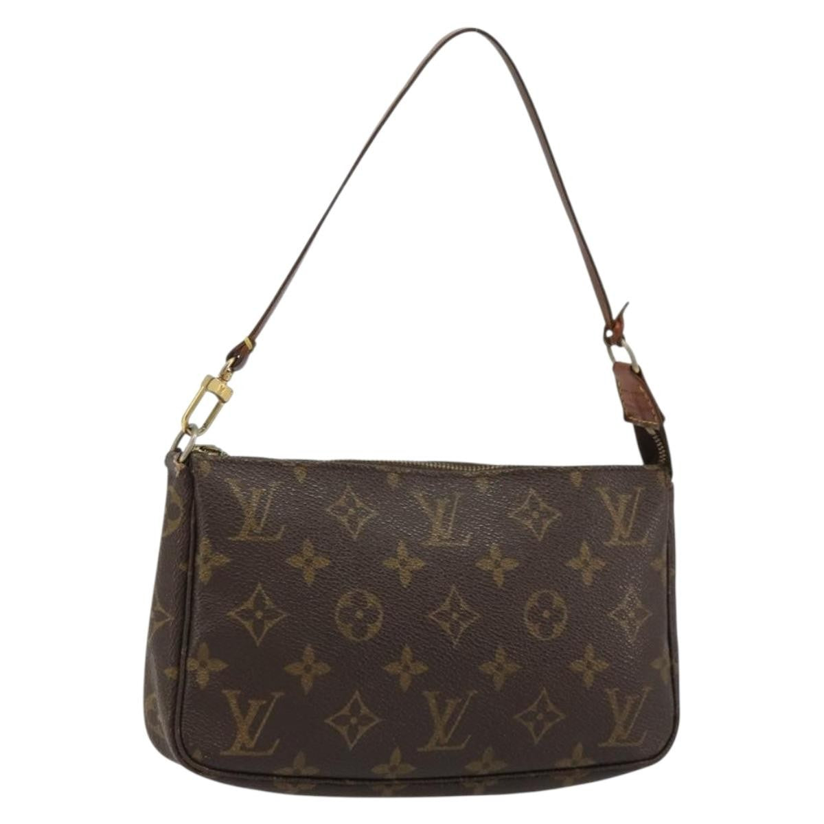 Louis Vuitton Pochette Accessoires Nm Monogram Canvas Brown Canvas Clutche & Pouche Bag (Authentic Pre-Loved)