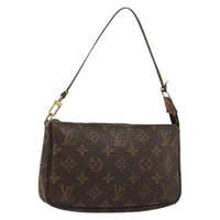 Louis Vuitton Pochette Accessoires Nm Monogram Canvas Brown Canvas Clutche & Pouche Bag (Authentic Pre-Loved)