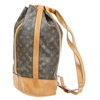 Louis Vuitton Louis Vuitton Randonnee Backpack Monogram Canvas Brown Canvas Backpack Bag (Pre-Loved)