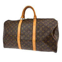 Louis Vuitton Louis Vuitton Keepall Bag Monogram Canvas Brown Canvas Travel Bag Bag (Pre-Loved)