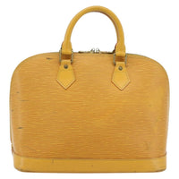 Louis Vuitton Alma Handbag Epi Leather Yellow Leather Handbag (Pre-Loved)