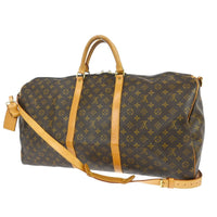 Louis Vuitton Louis Vuitton Keepall Bandouliere Bag Monogram Canvas Brown Canvas Travel Bag Bag (Authentic Pre-Loved)