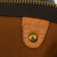Louis Vuitton Keepall Bandouliere Bag Monogram Canvas Brown Canvas Travel Bag Bag (Pre-Loved)